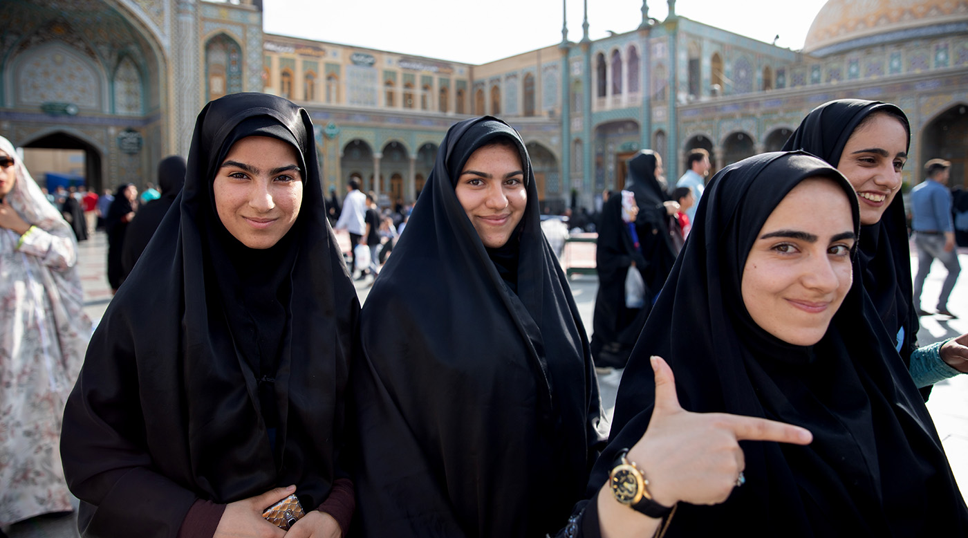 young women in Iran